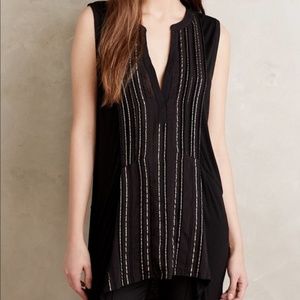 Anthropologie | Deletta Shimmer Eve Tunic Tank